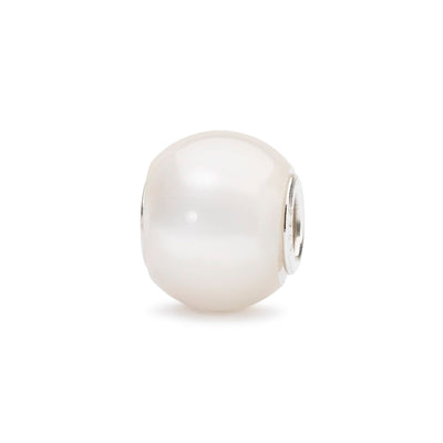 Round White Moonstone Bead