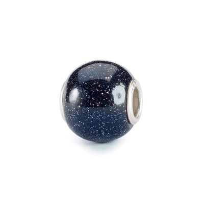 Round Blue Goldstone Bead