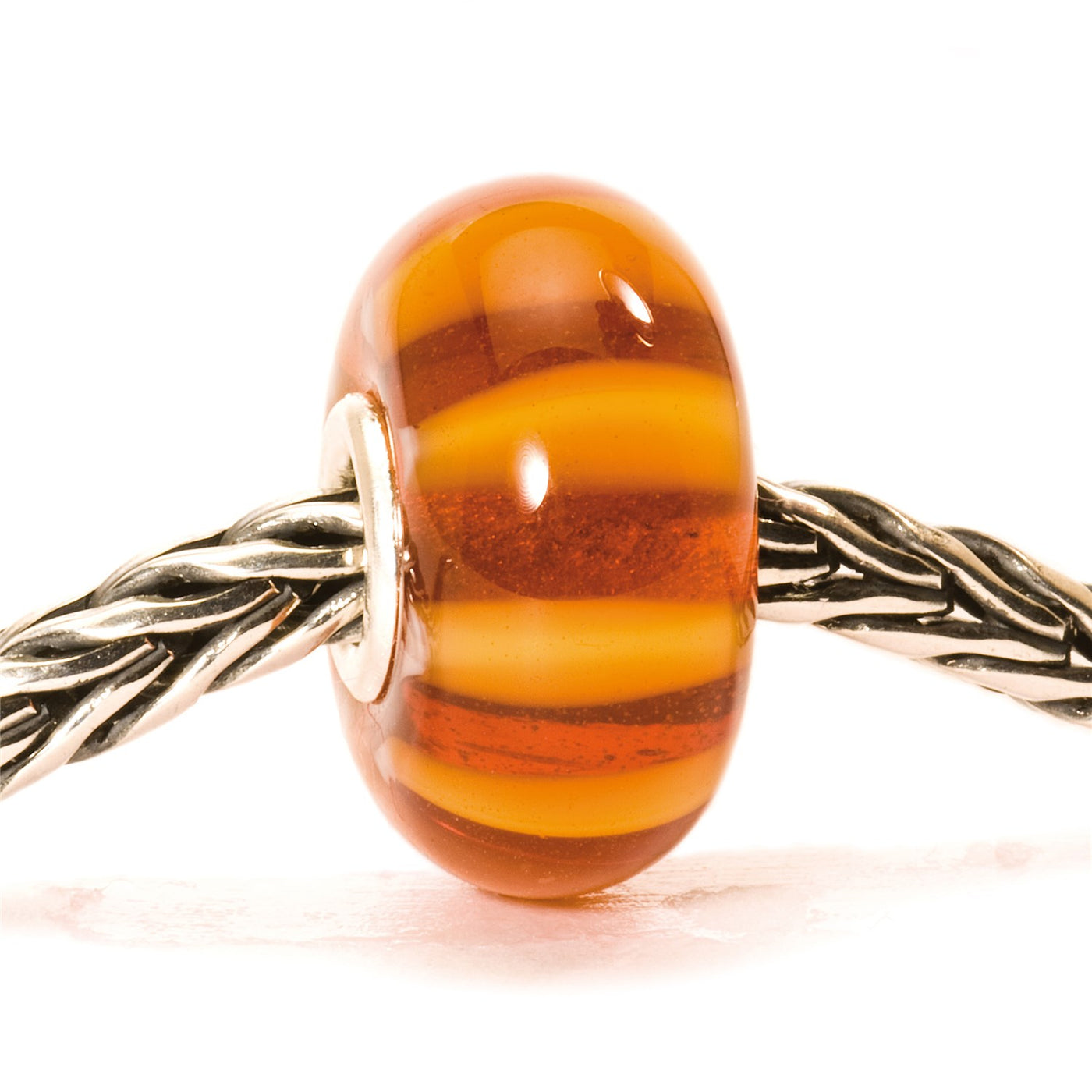 Brown Stripe Bead