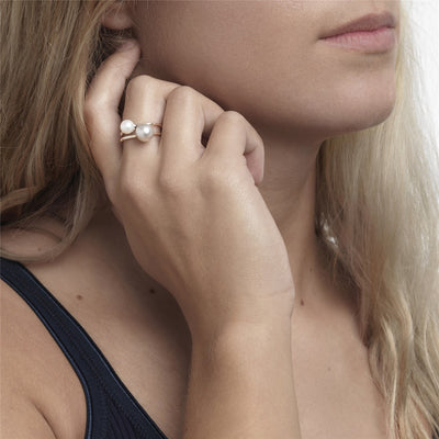 Delicate Pearl Ring