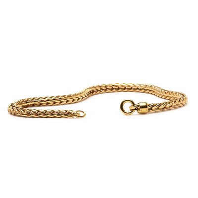 Gold 14 k Bracelet with Basic Lock 