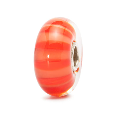 Peach Stripe Bead