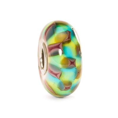 Turquoise & Purple Chess Bead